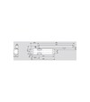 Дверний доводчик DORMA TS 90 Impulse EN3/4 із ковзною шиною, Білий (10200411) - 5