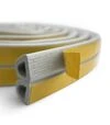 Ущільнювач самоклейний MVM D-профіль, 14х12 мм, 6 м, Сірий (DS-D 14x12 GRAY) - 3
