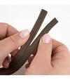 Уплотнитель самоклеящийся MVM E-профиль, 9х4 мм, 6 м, Коричневый (DS-E 9x4 BROWN) - 2
