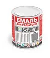 Емаль акрилова термостійка SkyLine для радіаторів RAL 7046 Сіра Глянсова, 0,75 л - 1