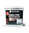 Эмаль-грунт 3 в 1 акрил-полиуретановая SkyLine Белая Шелковисто-матовая, 12 кг - 2
