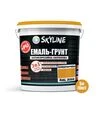 Эмаль-грунт 3 в 1 акрил-полиуретановая SkyLine RAL 2004 Оранжевая Шелковисто-матовая, 6 кг - 2