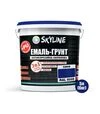 Емаль-ґрунт 3 в 1 акрил-поліуретанова SkyLine RAL 5005 Синя Шовковисто-матова, 6 кг - 2