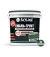 Эмаль-грунт 3 в 1 акрил-полиуретановая SkyLine RAL 6003 Оливково-зеленая Шелковисто-матовая, 3,6 кг - 2