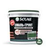 Емаль-ґрунт 3 в 1 акрил-поліуретанова SkyLine RAL 6003 Оливково-зелена Шовковисто-матова, 6 кг - 2