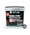 Эмаль-грунт 3 в 1 акрил-полиуретановая SkyLine RAL 7024 Графитовая Шелковисто-матовая, 3,6 кг - 2