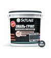 Емаль-ґрунт 3 в 1 акрил-поліуретанова SkyLine RAL 7024 Графітова Шовковисто-матова, 6 кг - 2
