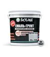 Емаль-ґрунт 3 в 1 акрил-поліуретанова SkyLine RAL 7035 Світло-сіра Шовковисто-матова, 6 кг - 2