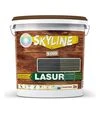Лазур акрилова декоративно-захисна SkyLine LASUR Wood для обробки дерева Графітова, 3 л - 1