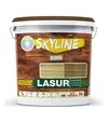 Лазурь акриловая декоративно-защитная SkyLine LASUR Wood для обработки дерева Темный дуб, 3 л - 1