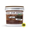 Лак цветной акриловый Lotus для дерева Венге Глянцевый, 3 л - 2