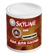 Лак акриловый SkyLine для сауны Прозрачный Полуматовый, 0,75 л - 1