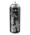 Емаль акрилова New Ton Alu-Zinc Spray, Сірий, 400 мл - 1