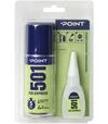 Клей двокомпонентний швидкої фіксації Point 501 Fix Express універсальний, експрес-монтаж, Прозорий, 100 мл + 25 г - 4
