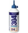 Клей полиуретановый влагостойкий быстрой фиксации Point 304 PUR D4 Express, для древесины, Прозрачно-медовый, 750 мл - 1