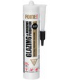 Герметик силиконовый Fome Flex GLAZING &amp; WINDOW профессиональный, Черный, 310 мл - 1