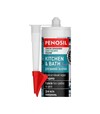 Герметик силіконовий нейтральний санітарний Penosil Kitchen &amp; Bath Fresh, Білий, 280 мл - 2