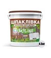 Шпаклевка акриловая SkyLine Wood для дерева Белая, 4,5 кг - 2