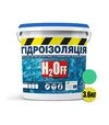 Гідроізоляція акрилова SkyLine H2Off фарба-мастика універсальна Зелена 3,6 кг - 2