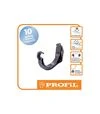 Держатель желоба PROFiL пластиковый универсальный 130/100, Графитовый - 2