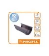 З`єднувач ринви PROFiL універсальний 130/100, Графітовий - 2