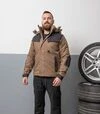 Куртка зимняя WURTH HIMALAYAN, коричневая, L (5899800601) - 3