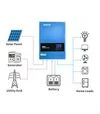 Инвертор гибридный ANENJI ANJ-6200W-48V-WIFI, 6,2 кВт, 6200VA/6200W, 48 В, 1 фаза, 1 MPPT (Q2 ANJ-6200W-48V-WIFI) - 6