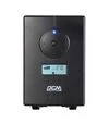 Джерело безперебійного живлення Powercom INF-800, 800VA/480W, LCD, USB (INF-800AP) - 2