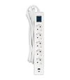 Мережевий подовжувач-фільтр 2E 3х1,5 мм&sup2;, 5 розеток, USB-A/C, білий, 3 м (2E-SP515M3USBWH) - 2