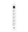 Мережевий подовжувач-фільтр 2E 3х1,5 мм&sup2;, 5 розеток, USB-A/C, білий, 3 м (2E-SP515M3USBWH) - 5