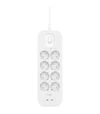 Мережевий подовжувач-фільтр Belkin 3х1,5 мм&sup2;, 8 розеток, USB-C/C 30 Вт, білий, 2 м (SRB004VF2M) - 3
