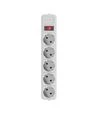Сетевой удлинитель-фильтр Maxxter 5 розеток, серый, 4,5м (SPM5-G-15G) - 1