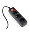 Сетевой удлинитель-фильтр EnerGenie для ИБП, 3 розетки, 0,6 м (EG-PSU3-01) - 1
