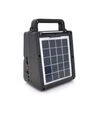 Фонарь переносной KENSA FP-05-W-S-L, Solar charging, 2 режима, черный (KENSA FP-05-W-S-L) - 1
