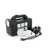 Ліхтар переносний GD-8077, Solar charging, 1+1 режим, чорний (GD-8077) - 1