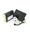 Фонарь переносной GD-C7, Solar charging, 3W, 1+1 режим, черный (GD-C7) - 1