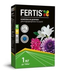 Мікродобриво NPK 12-8-16+ME для рододендрону та азалії, 1 кг (Fertis)