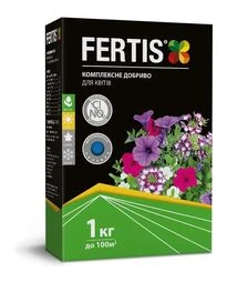 Мікродобриво NPK 12-8-16+ME для квітів, 1 кг (Fertis)