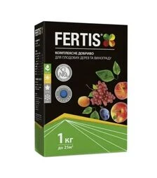 Мікродобриво NPK 13-10-15+ME для плодових дерев та винограду, 1 кг (Fertis)