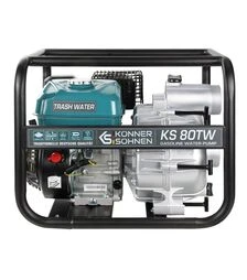 Мотопомпа бензинова Konner&Sohnen KS 80 TW для брудної води