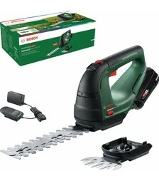Електроножиці для трави Bosch AdvancedShear 18V-10 + насадка-кущоріз (0.600.857.000)