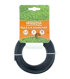 Леска для триммера SEQUOIA TL2,4-L15-Standart круглая 2,4 мм, 15 м