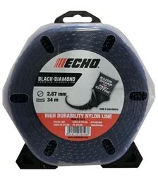 Косильна струна ECHO Black Diamond d-2,67 мм, 34 м (340105070)