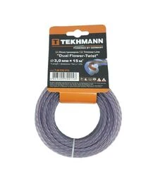 Леска для триммера Tekhmann DUAL Flower-Twist, 3,0 мм, 15 м (T.40930015)