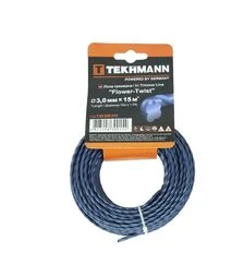 Леска для триммера Tekhmann Flower-Twist, 3,0 мм, 15 м (T.40830015)