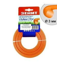 Леска для триммера Зенит круг 3,0 мм, 15 м (40230015)