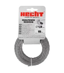 Леска для триммера HECHT DUAL POWER 1,65 мм, 15 м, круглая (HECHT10301516)
