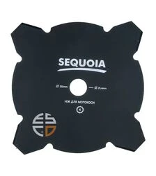 Ніж для тримера SEQUOIA Ø255х25,4 мм, 1,6 мм, 4-зубчатий (GB4-255)