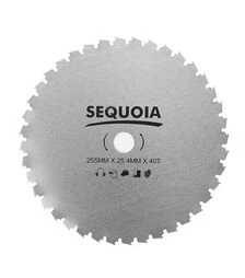 Ніж для тримера SEQUOIA Ø255х25,4 мм, 1,3 мм, 40-зубчатий, з напайками (GB40A-255-PRO)