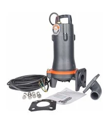 Насос каналізаційний LEO 3.0 50SWP10-10-1.1L/QG, 400 В, 1100 Вт, 17,5 м, 350 л/хв, з ріжучим механізмом (7739613)